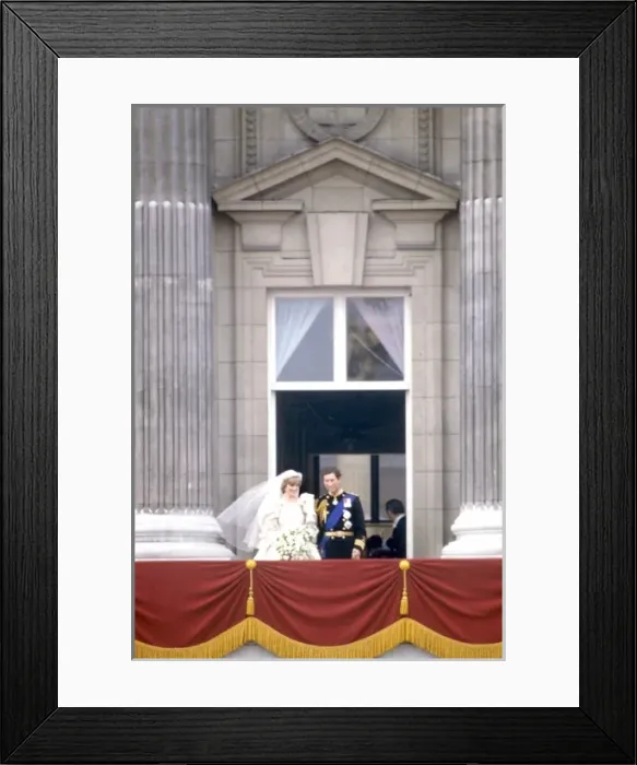 Framed Print : Royal Wedding 1981 - Prince Charles and Lady Diana Spencer Framed Print : Royal Wedding 1981 - Prince Charles and Lady Diana Spencer