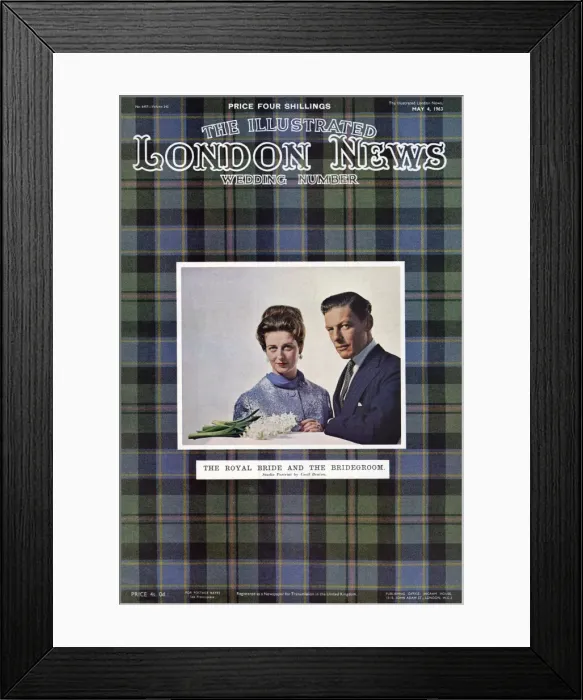 Framed Print : Royal Wedding 1963 - ILN front cover Framed Print : Royal Wedding 1963 - ILN front cover