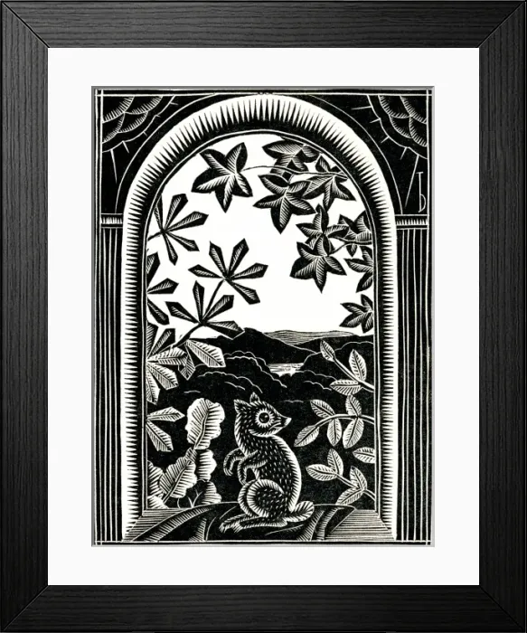 Framed Print : Squirrel. A squirrel sits in an archway surrounded by beautiful plants Framed Print : Squirrel. A squirrel sits in an archway surrounded by beautiful plants