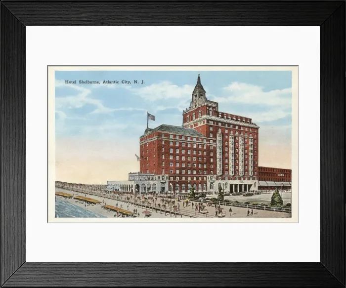 Framed Print : Hotel Shelburne, Atlantic City, New Jersey Framed Print : Hotel Shelburne, Atlantic City, New Jersey