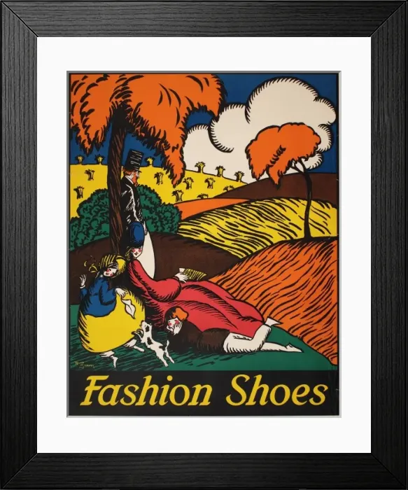 Framed Print : Fashion Shoes Poster Framed Print : Fashion Shoes Poster