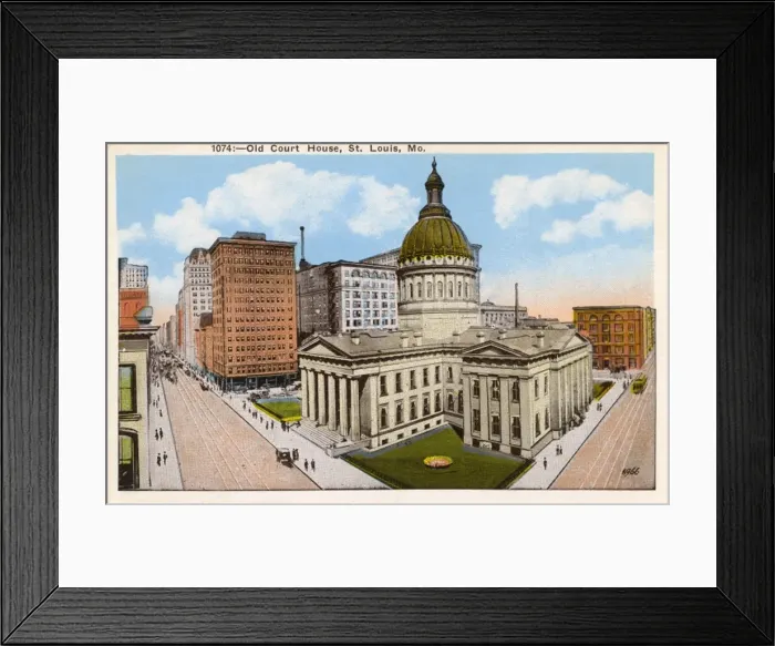 Framed Print : Old Court House, St. Louis, Missouri Framed Print : Old Court House, St. Louis, Missouri