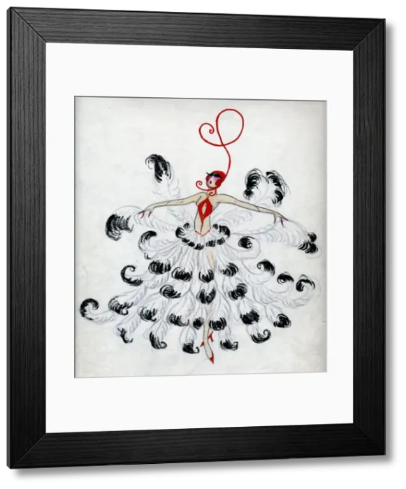 Framed Print : Costume design by Dolly Tree Framed Print : Costume design by Dolly Tree