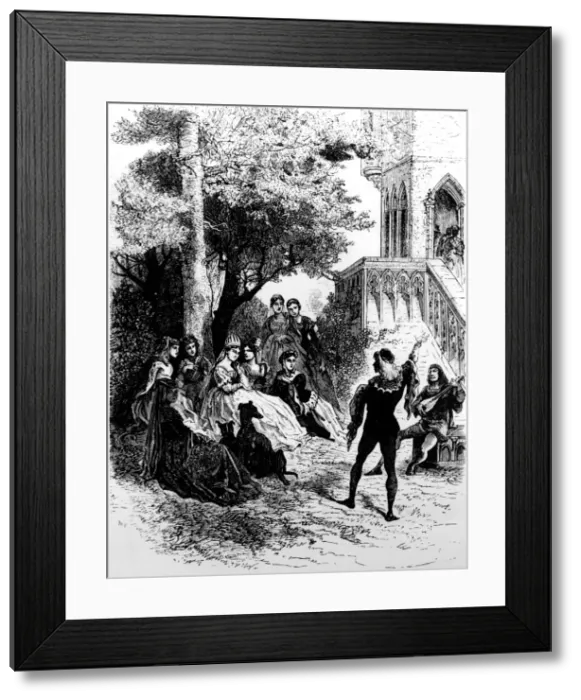 Framed Print : Adenes le Roi, French troubadour Framed Print : Adenes le Roi, French troubadour