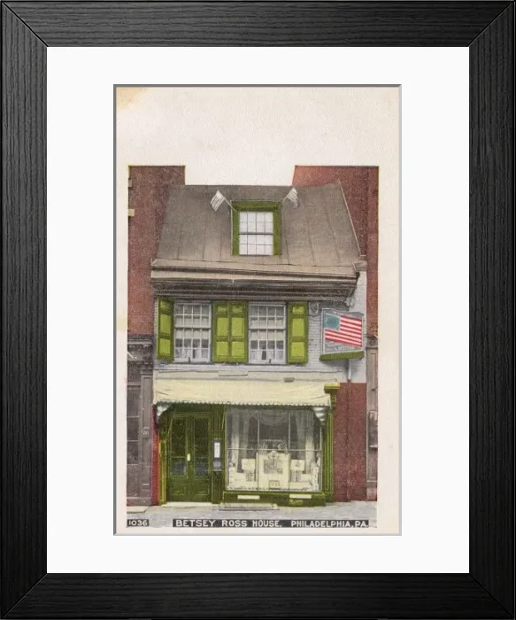 Framed Print : Betsey Ross House, Philadelphia Framed Print : Betsey Ross House, Philadelphia