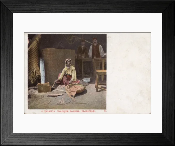 Framed Print : Making popcorn - Romania Framed Print : Making popcorn - Romania