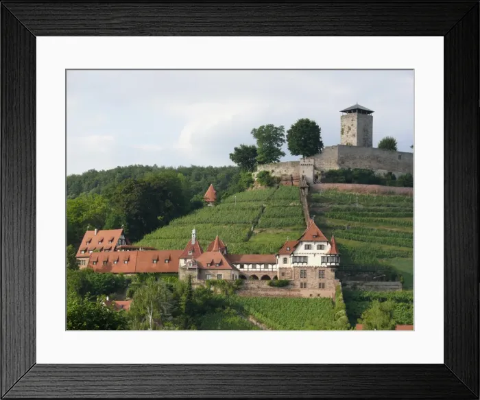 Framed Print : Castles at Beilstein, Baden-Wurttemberg, Germany Framed Print : Castles at Beilstein, Baden-Wurttemberg, Germany