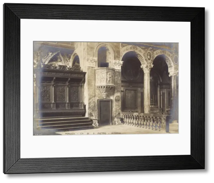 Framed Print : Interior of S. Pietro, Perugia, Italy Framed Print : Interior of S. Pietro, Perugia, Italy