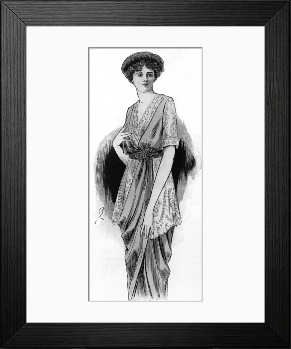 Framed Print : Bridesmaids dress for Princess Maud of Fife Framed Print : Bridesmaids dress for Princess Maud of Fife