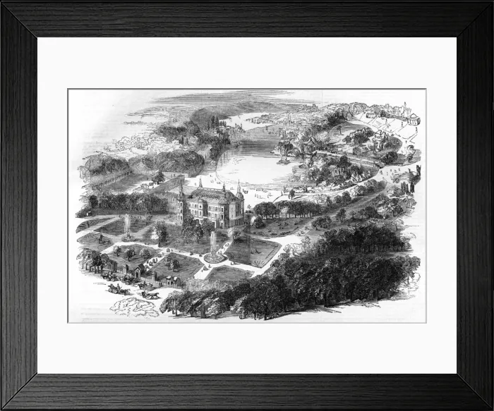 Framed Print : Royal Surrey Gardens, 1856 Framed Print : Royal Surrey Gardens, 1856