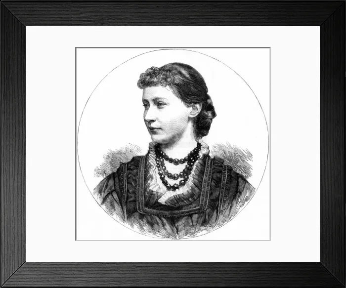 Framed Print : Princess Augusta Victoria of Schleswig-Holstein Framed Print : Princess Augusta Victoria of Schleswig-Holstein