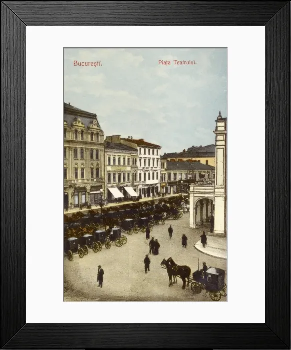 Framed Print : Romania - Bucharest - Piata Teatrului Framed Print : Romania - Bucharest - Piata Teatrului