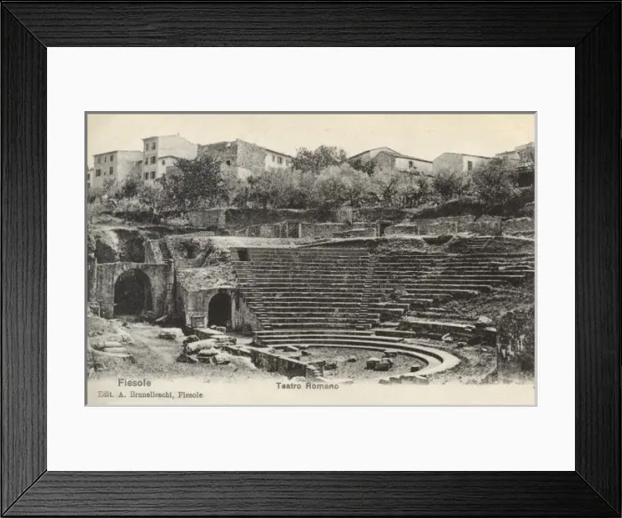 Framed Print : Roman Theatre at Fiesole, Italy Framed Print : Roman Theatre at Fiesole, Italy