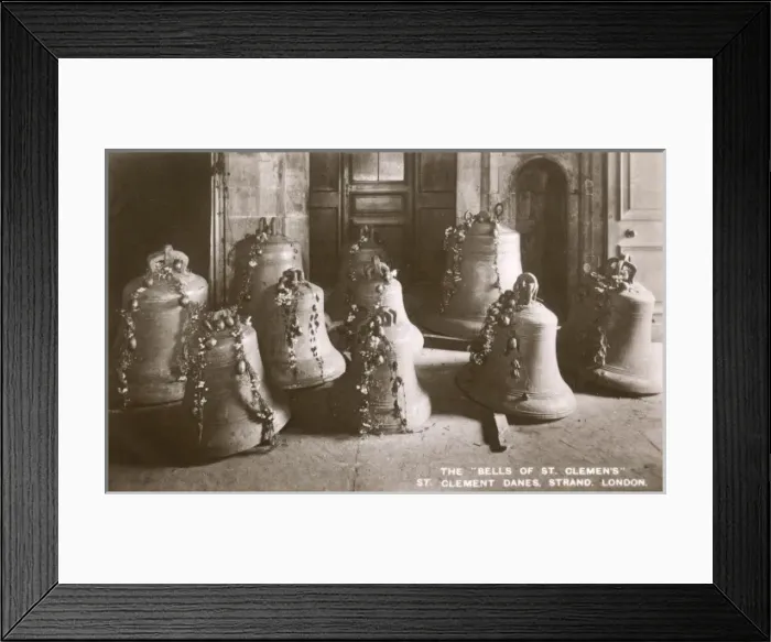 Framed Print : Bells of St. Clement Danes Framed Print : Bells of St. Clement Danes