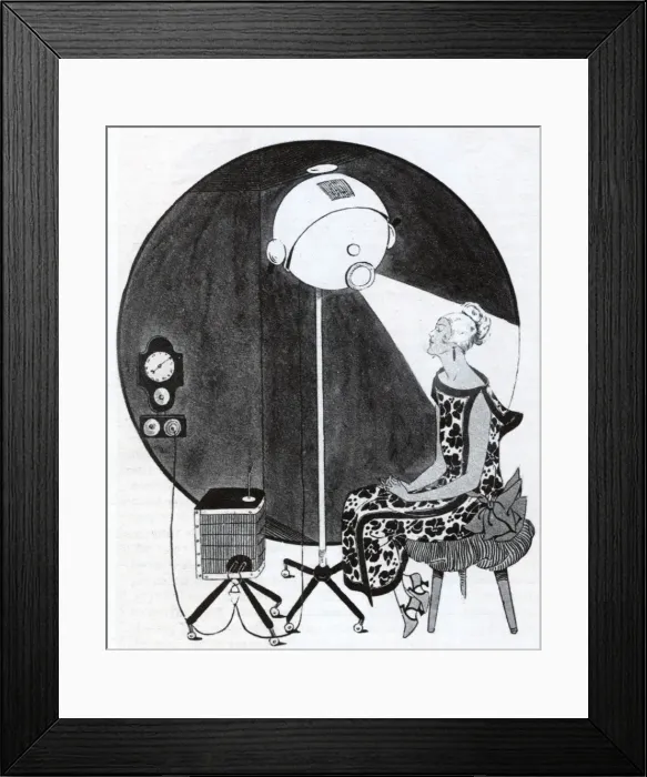 Framed Print : Sun ray treatment, 1923 Framed Print : Sun ray treatment, 1923