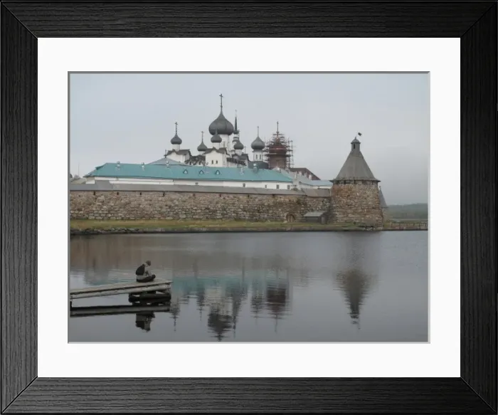 Framed Print : Solovetsky Monastery - The Holy Lake Framed Print : Solovetsky Monastery - The Holy Lake