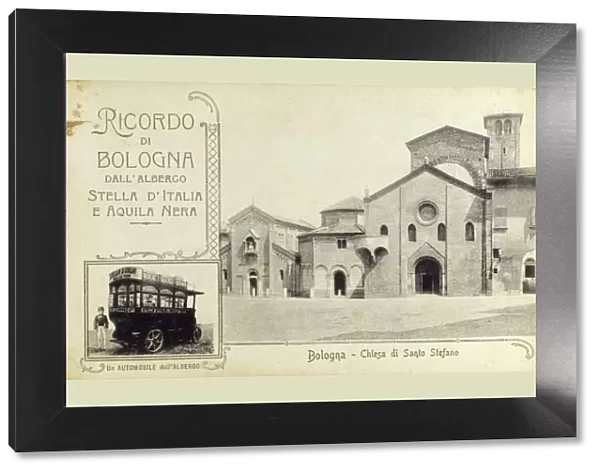 Bologna, Italy - Chiese di Santo Stefano & Tour Bus