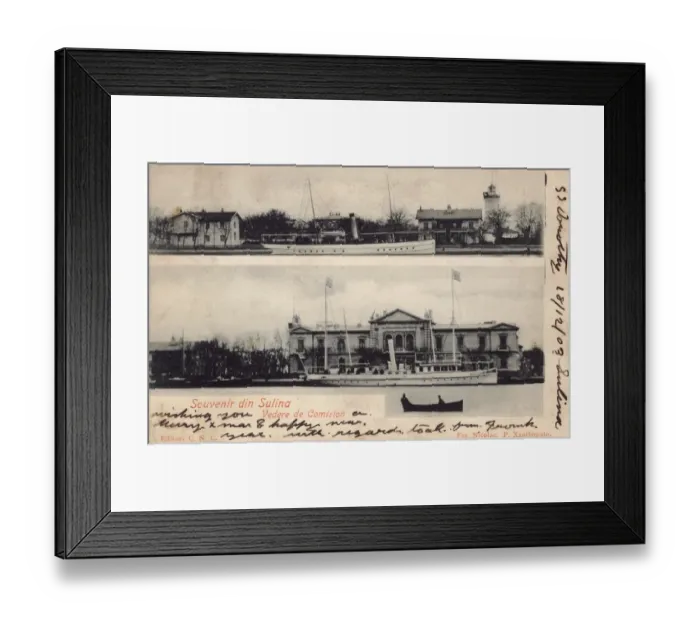 Framed Print : Sulina - Palace of the Danube Commission Framed Print : Sulina - Palace of the Danube Commission