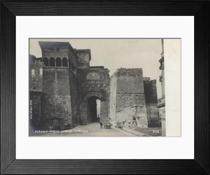 Framed Print : Perugia, Umbria, Italy - Porta Urbica Etrusca Framed Print : Perugia, Umbria, Italy - Porta Urbica Etrusca