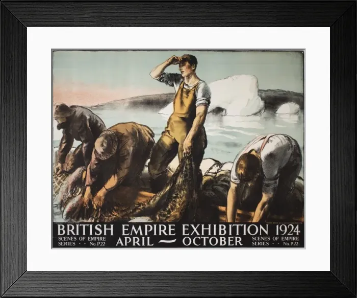 Framed Print : British Empire Exhibition Poster Framed Print : British Empire Exhibition Poster