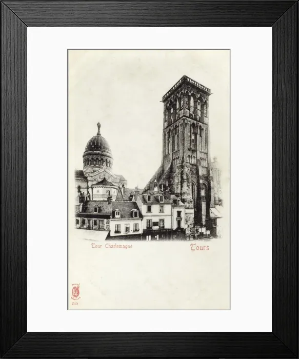 Framed Print : Tour Charlemagne - Tours, France