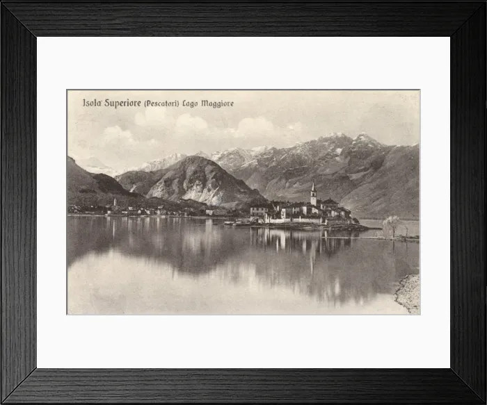 Framed Print : Isola Superiore (Isola dei Pescatori), Lago Maggiore Framed Print : Isola Superiore (Isola dei Pescatori), Lago Maggiore