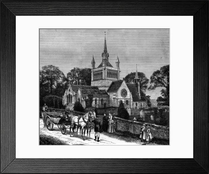Framed Print : Wedding of Princess Beatrice and Prince Henry of Battenberg Framed Print : Wedding of Princess Beatrice and Prince Henry of Battenberg