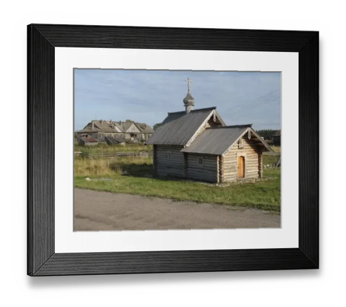 Framed Print : Wooden Chapel - Solovetsky Monastery Framed Print : Wooden Chapel - Solovetsky Monastery