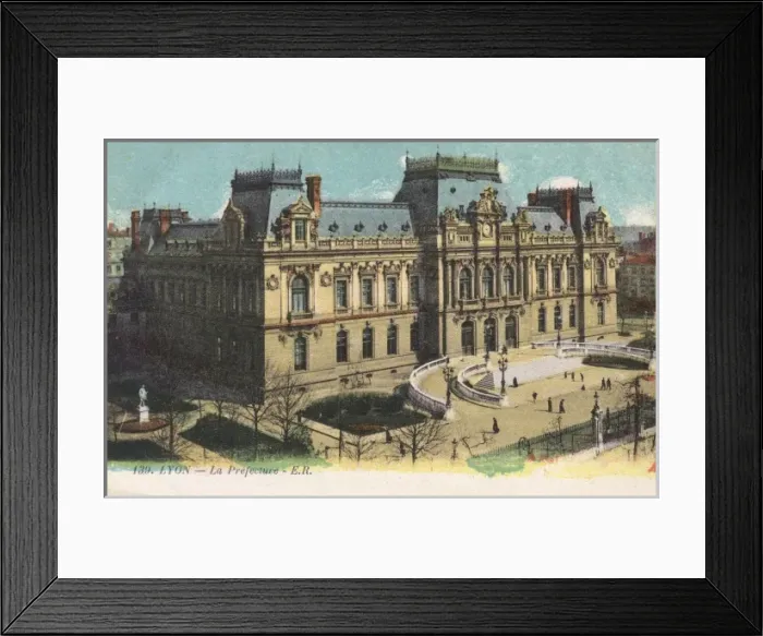 Framed Print : Lyon, France - The Prefecture Framed Print : Lyon, France - The Prefecture