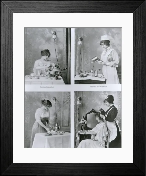 Framed Print : Electric devices 1913 Framed Print : Electric devices 1913