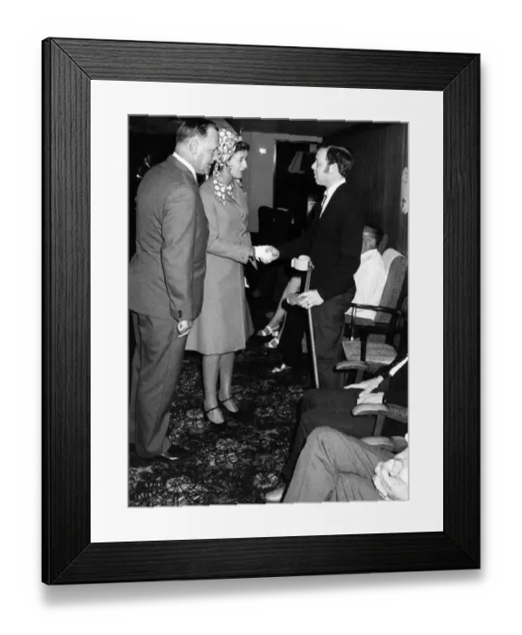 Framed Print : Princess Alexandra visiting Convalescent Police Home Framed Print : Princess Alexandra visiting Convalescent Police Home