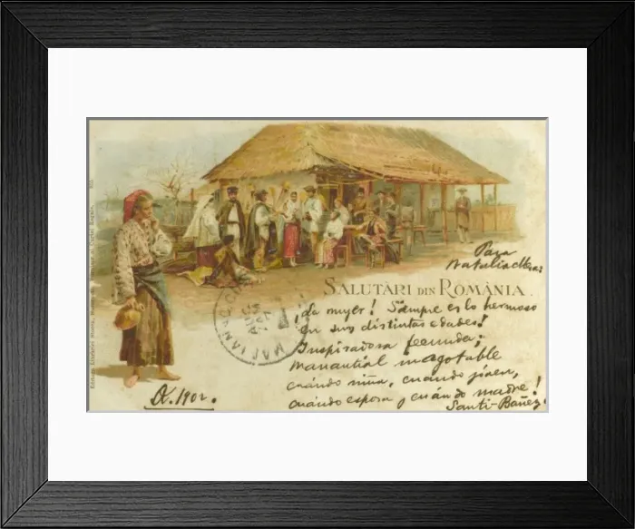 Framed Print : Village Scene, Romania Framed Print : Village Scene, Romania