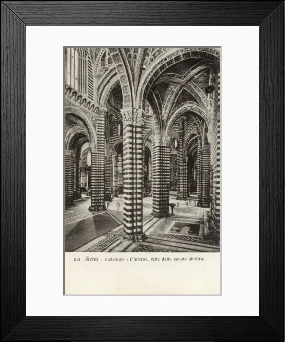 Framed Print : Siena Cathedral, Italy - Interior Framed Print : Siena Cathedral, Italy - Interior