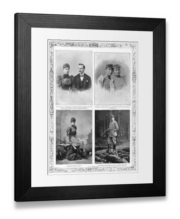 Framed Print : Marriage of Princess Victoria Melita & Ernst Ludwig of Hesse Framed Print : Marriage of Princess Victoria Melita & Ernst Ludwig of Hesse