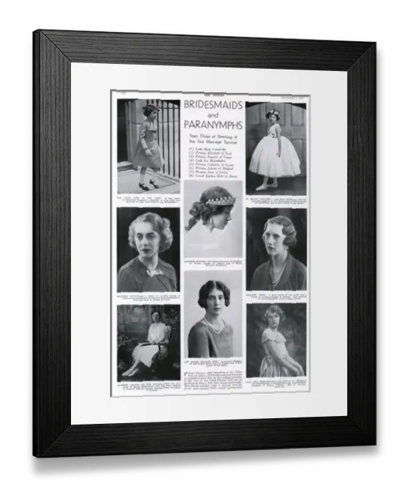 Framed Print : Bridesmaids and Paranymphs Framed Print : Bridesmaids and Paranymphs
