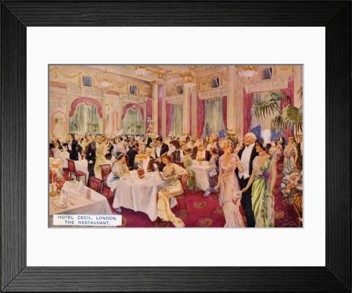 Framed Print : Cecil Hotel, London Framed Print : Cecil Hotel, London