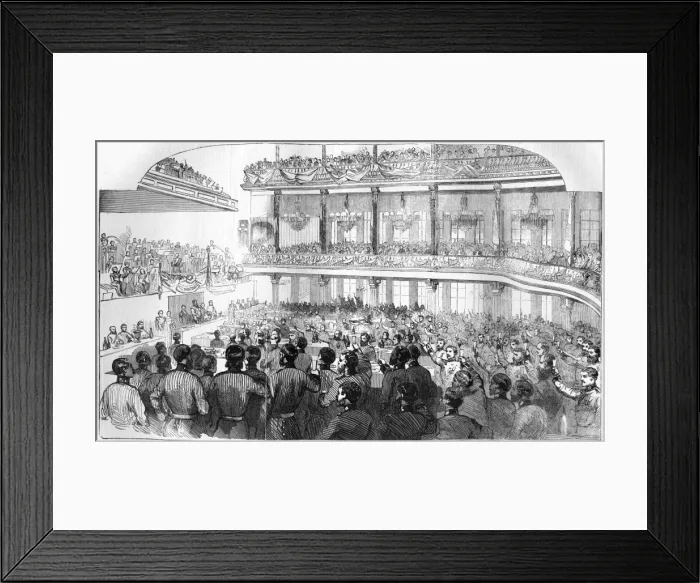 Framed Print : Music Hall interior, Royal Surrey Gardens, 1856 Framed Print : Music Hall interior, Royal Surrey Gardens, 1856