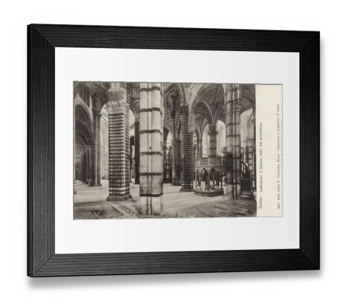 Framed Print : Siena Cathedral, Italy - Interior Framed Print : Siena Cathedral, Italy - Interior