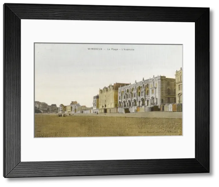 Framed Print : Wimereux - The Beach and The Front Framed Print : Wimereux - The Beach and The Front