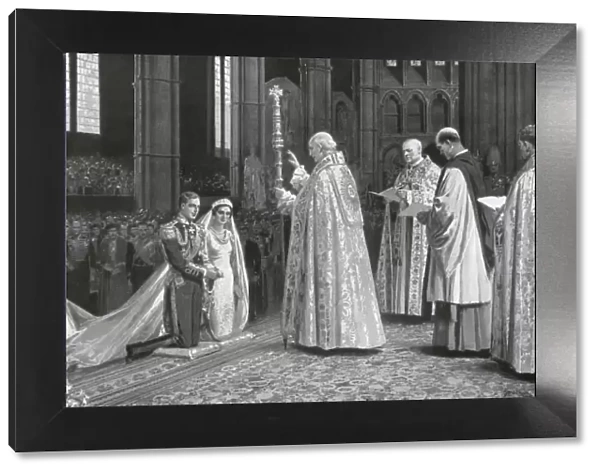 Royal Wedding 1934 - pronouncing the benediction