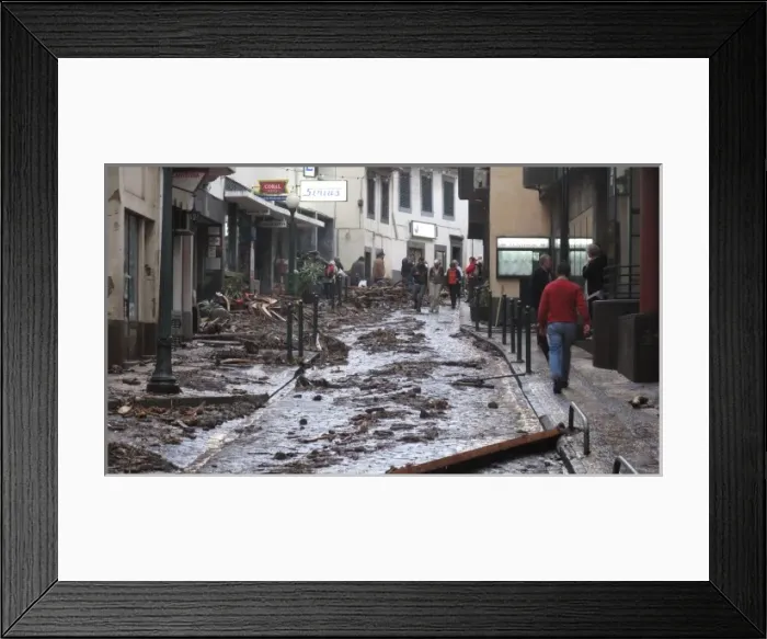 Framed Print : Floods in Madeira Framed Print : Floods in Madeira