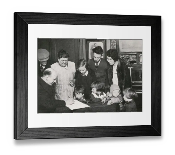 Framed Print : The Census 1931 Framed Print : The Census 1931