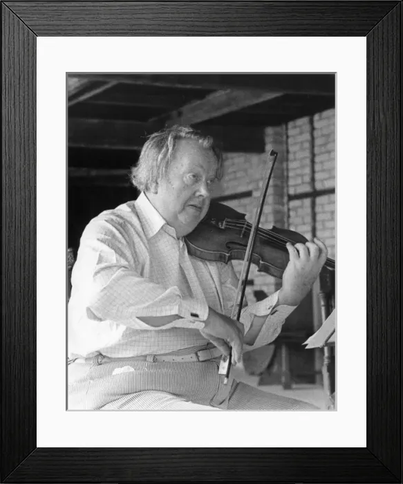 Framed Print : Sandor Vegh, Hungarian-French violinist and conductor Framed Print : Sandor Vegh, Hungarian-French violinist and conductor