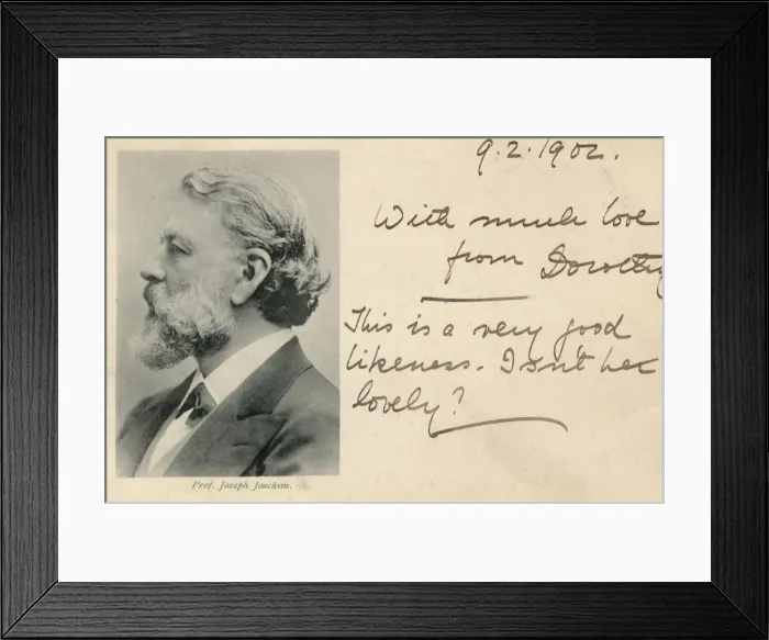 Framed Print : Prof. Joseph Joachim - Musician Framed Print : Prof. Joseph Joachim - Musician