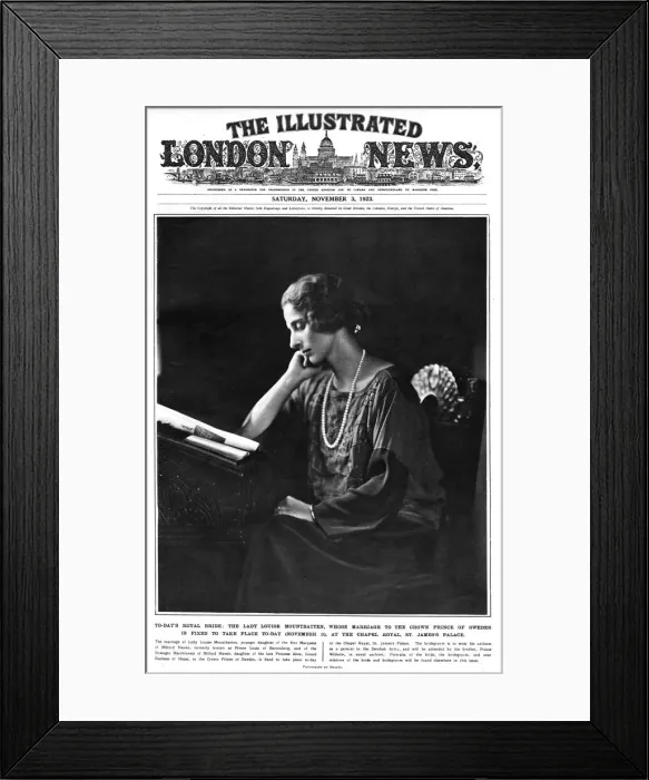 Framed Print : Royal Wedding - Lady Louise Mountbatten Framed Print : Royal Wedding - Lady Louise Mountbatten