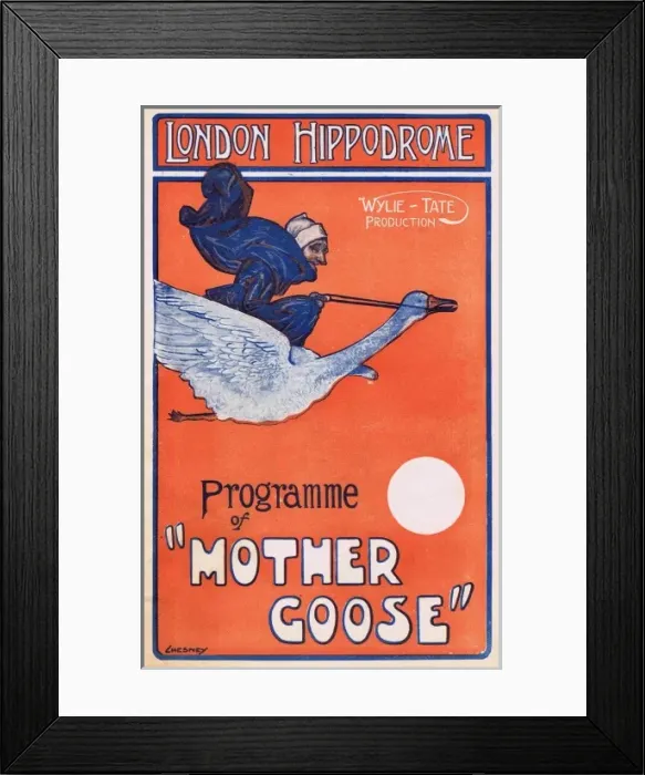 Framed Print : Programme cover for Mother Goose, 1924 Framed Print : Programme cover for Mother Goose, 1924