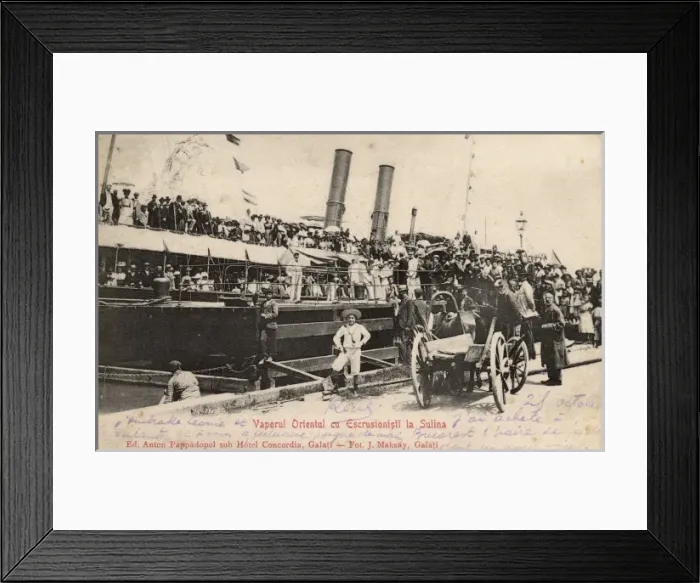 Framed Print : Galati, Romania - Boat for Sulina Framed Print : Galati, Romania - Boat for Sulina