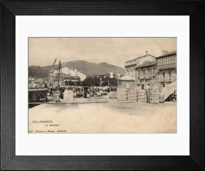 Framed Print : Villagarcia, Spain - The Marina Framed Print : Villagarcia, Spain - The Marina