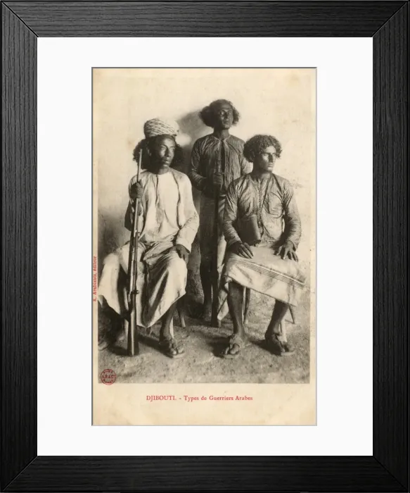 Framed Print : Djibouti Fighters