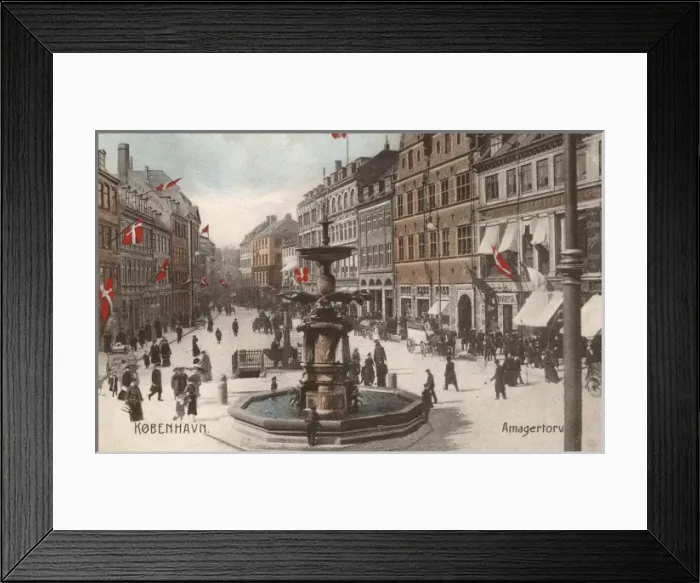Framed Print : Copenhagen, Denmark - Amagertorv Framed Print : Copenhagen, Denmark - Amagertorv